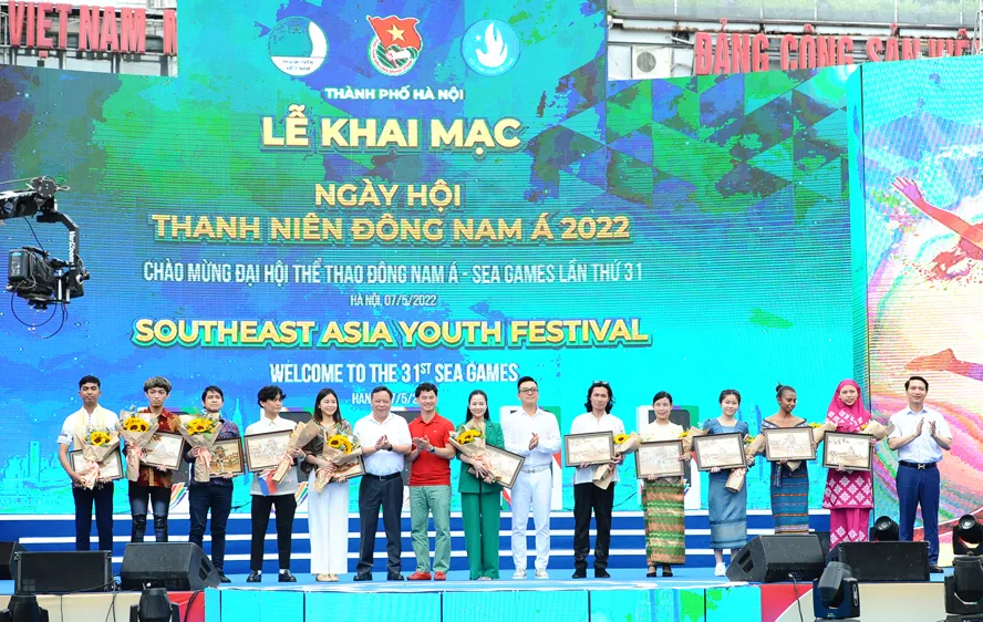 Lễ khai mạc Festival Thanh niên Đông Nam Á hướng tới chào mừng Đại hội thể thao Đông Nam Á - SEA Games 31