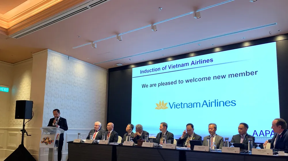 Tổng Giám đốc Vietnam Airlines Lê Hồng Hà phát biểu gia nhập AAPA