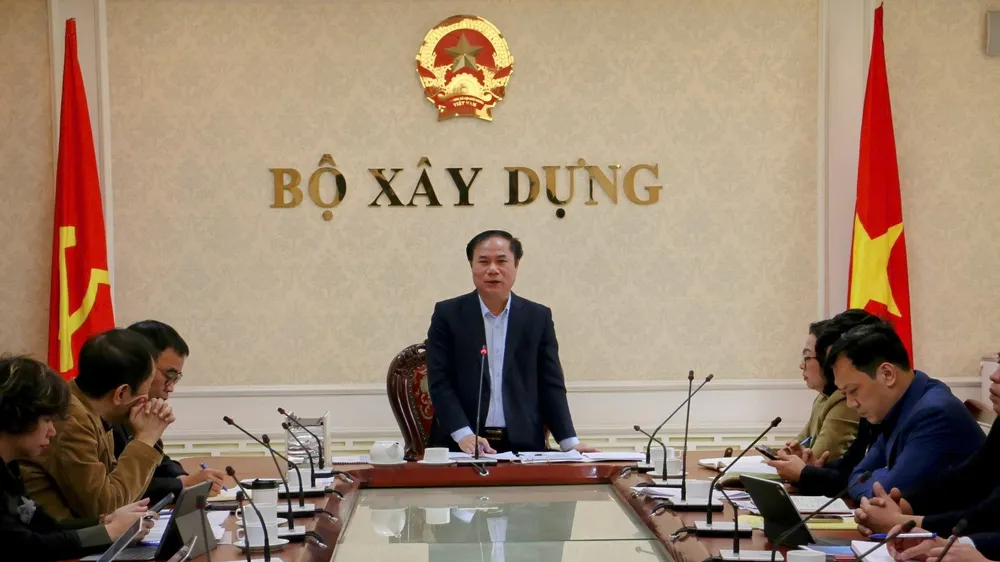 Bộ Xây dựng làm việc với các đơn vị về thiết kế mẫu nhà ở xã hội