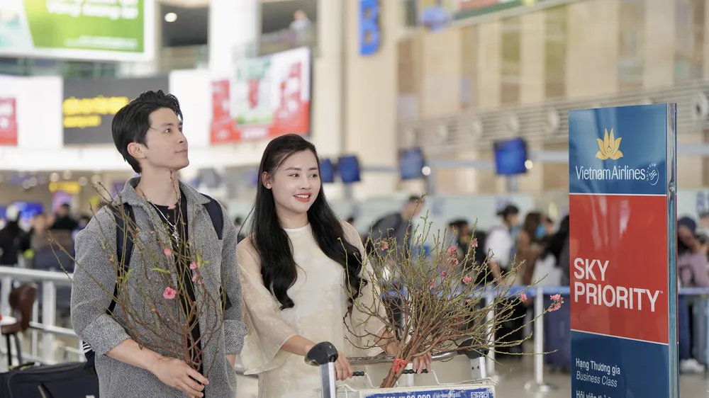 Hành khách có nhu cầu vận chuyển cành đào, mai trong dịp tết