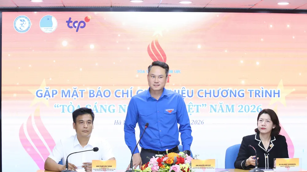 Họp báo giới thiệu Chương trình “Tỏa sáng nghị lực Việt” năm 2026. Ảnh: HẢI LINH