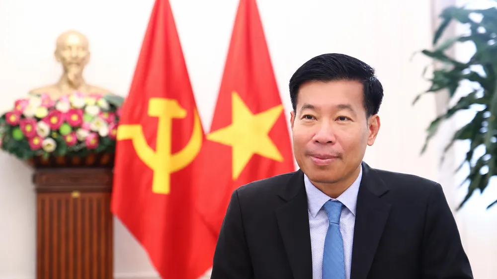 Thứ trưởng Bộ Ngoại giao Nguyễn Mạnh Cường. Ảnh: BNG