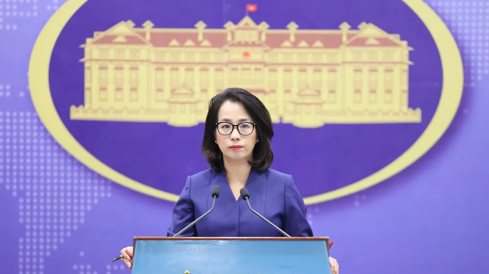Người phát ngôn Bộ Ngoại giao Phạm Thu Hằng. Ảnh: QUANG PHÚC
