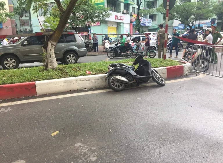 Hiện trường vụ tai nạn