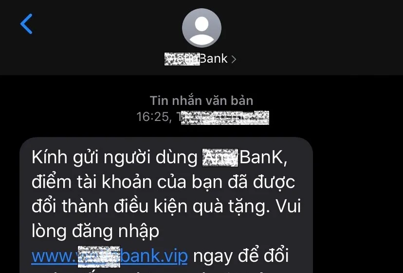 Tin nhắn Brand Name giả mạo.