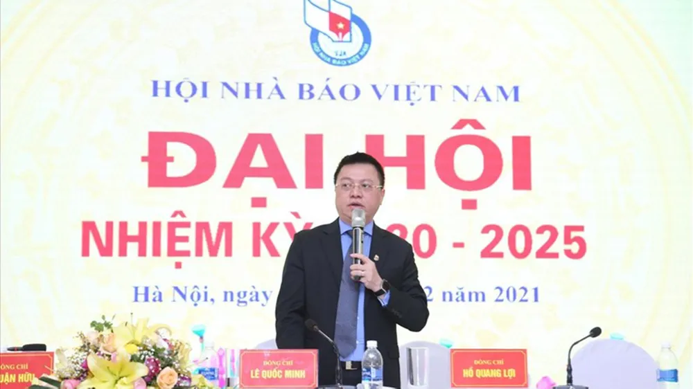 Ông Lê Quốc Minh tái đắc cử Chủ tịch Hội Nhà báo Việt Nam