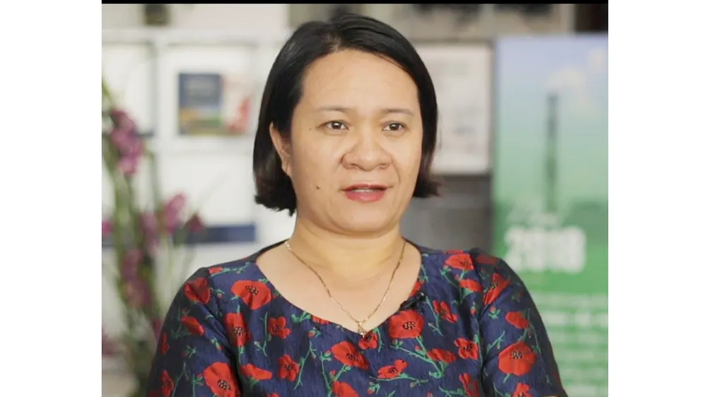 Bị can Nguỵ Thị Khanh. Ảnh: Công an Hà Nội
