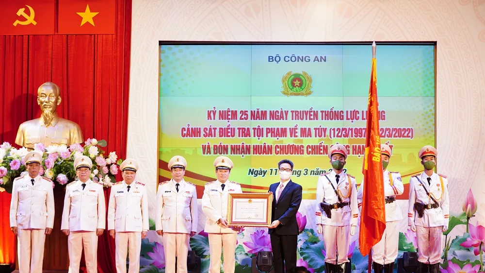 Lực lượng Cảnh sát điều tra tội phạm về ma túy kỷ niệm 25 năm xây dựng, chiến đấu và trưởng thành