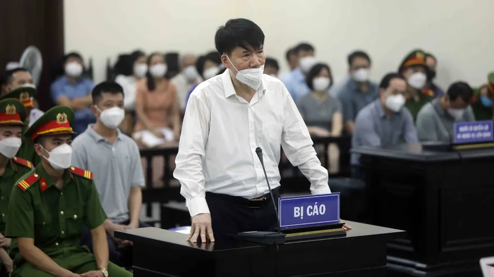  Bị cáo Trương Quốc Cường tại phiên tòa