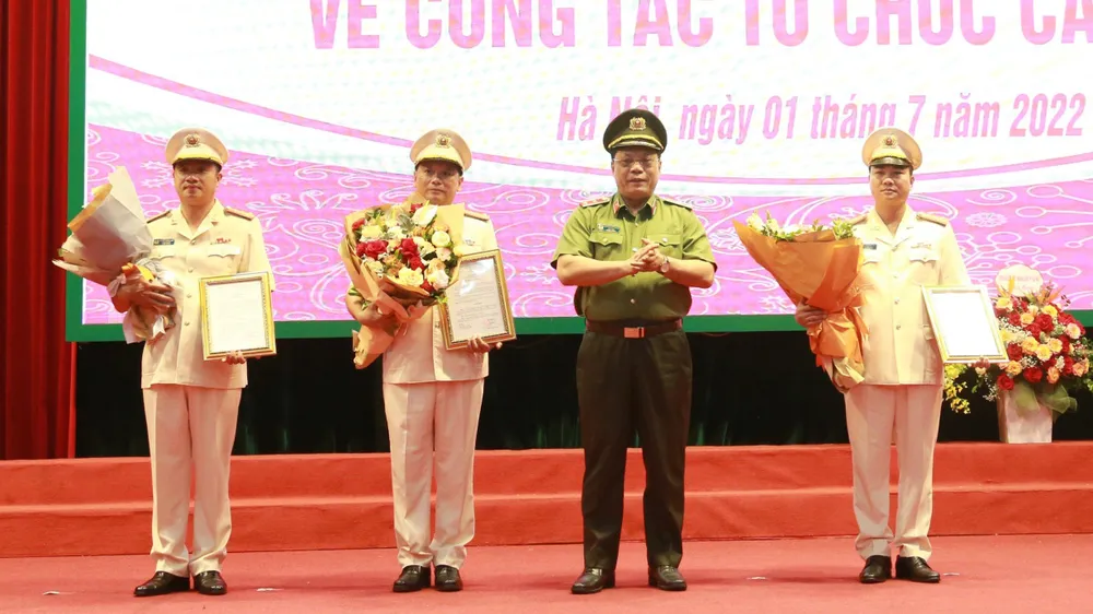 Công an TP Hà Nội có 3 tân Phó Giám đốc