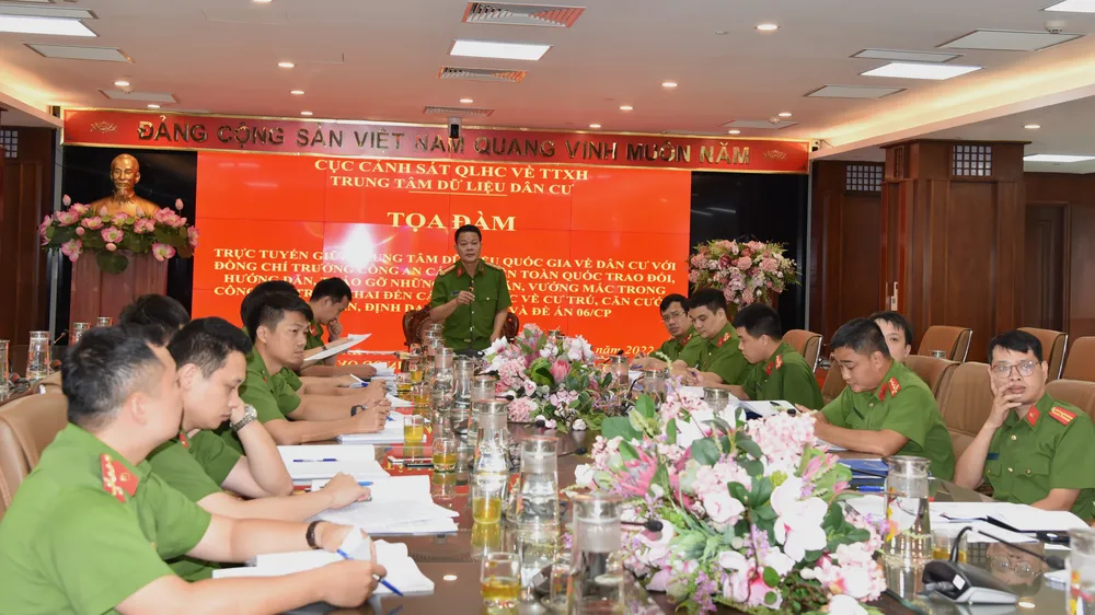 Bộ Công an tọa đàm với gần 10.000 công an cấp xã, tháo gỡ khó khăn về công tác quản lý hành chính