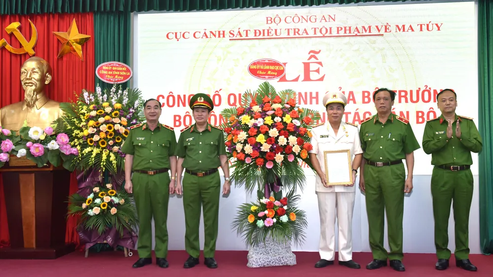 Phó Giám đốc Công an tỉnh Sơn La giữ chức vụ Phó Cục trưởng Cục Cảnh sát điều tra tội phạm về ma túy