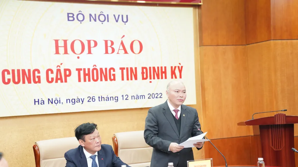Các bộ, ngành, địa phương đã tinh giản gần 80.000 người trong bộ máy