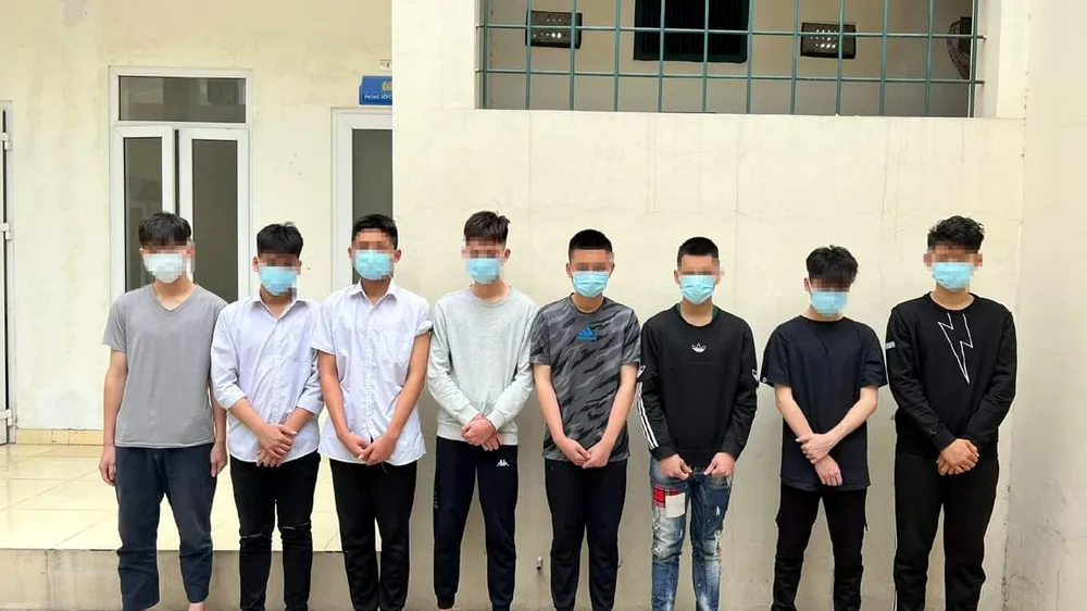 Tạm giữ nhóm thanh niên "cứ thấy người Đan Phượng là đánh"