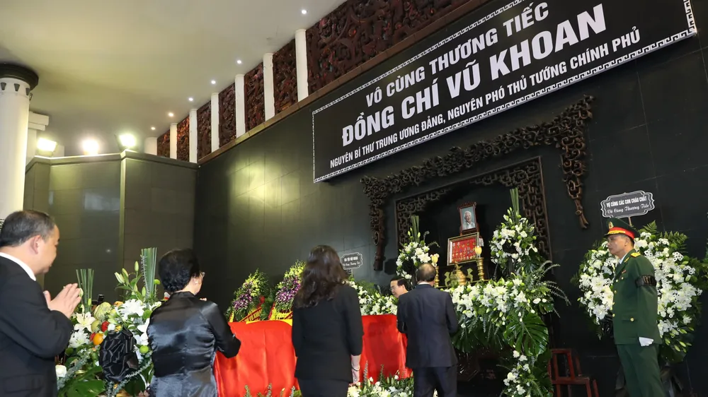 Đất nước mãi ghi nhớ sự đóng góp của đồng chí Vũ Khoan