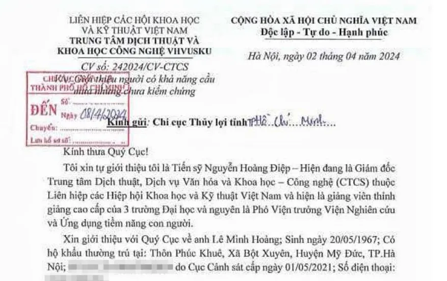 Thông tin mới về “thần mưa” Lê Minh Hoàng có thể "giải cứu hạn hán 
