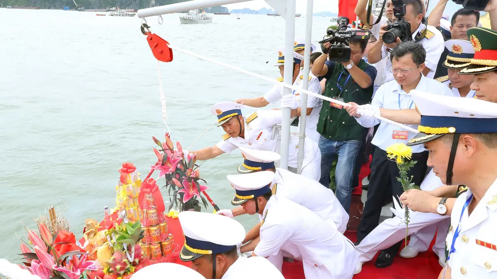Lễ tưởng niệm 78 cán bộ, chiến sĩ hải quân hy sinh trong sự kiện Chiến thắng trận đầu