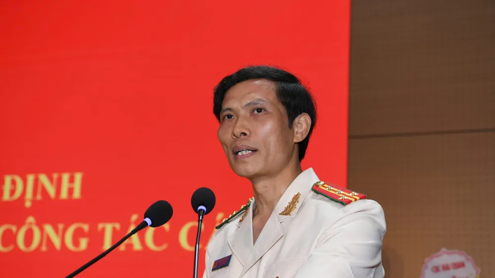Đại tá Ngô Thanh Bình giữ chức Cục trưởng Cục Cảnh sát điều tra tội phạm về ma túy