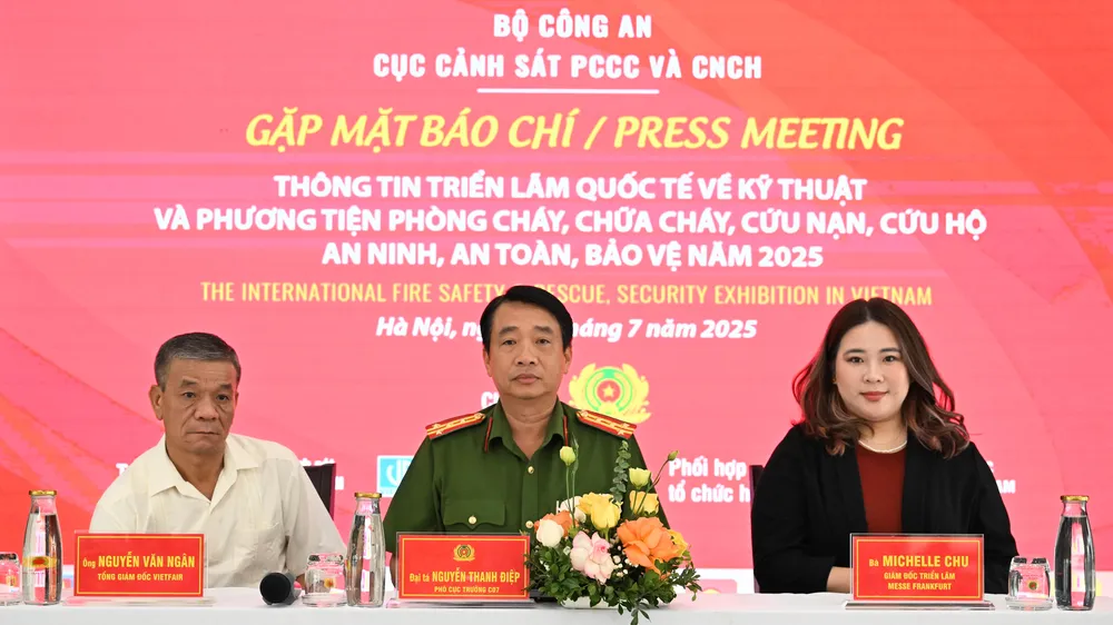 17 quốc gia sẽ tham dự triển lãm quốc tế về phòng cháy chữa cháy