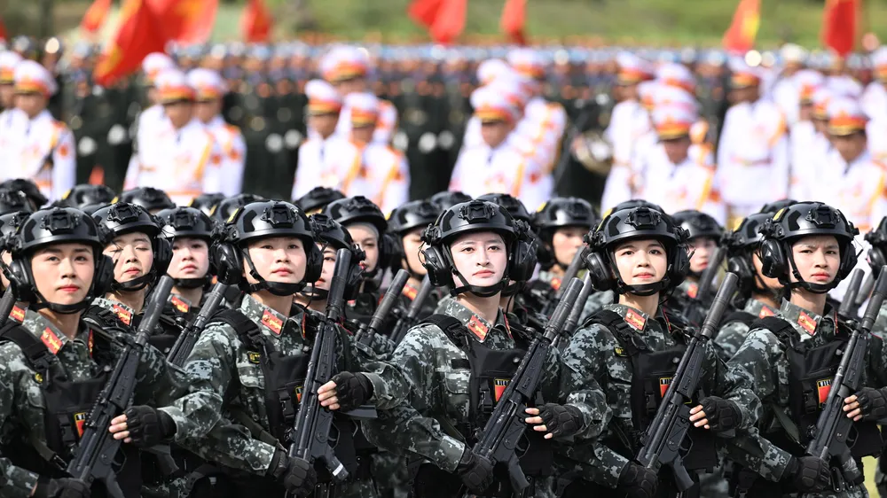 Chiêm ngưỡng độ "ngầu" của chiến sĩ tham gia diễu binh, diễu hành