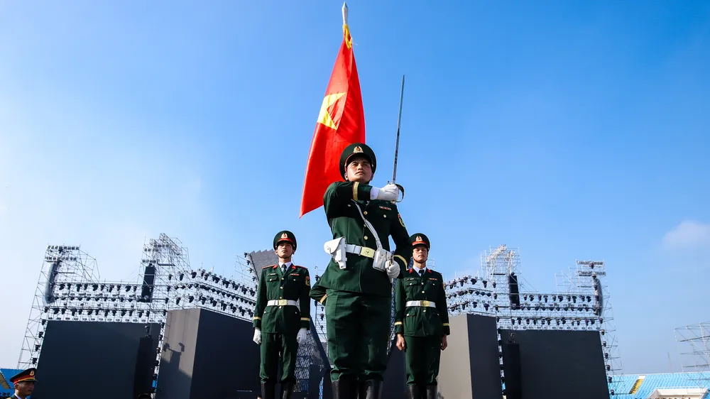 Tái hiện hình ảnh duyệt binh trên Quảng trường Đỏ tại concert Quốc gia "Tổ quốc trong tim"