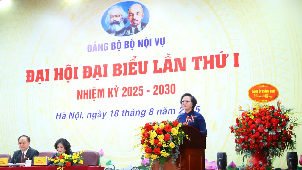 Bà Phạm Thị Thanh Trà được chỉ định giữ chức Bí thư Đảng ủy Bộ Nội vụ, nhiệm kỳ 2025-2030
