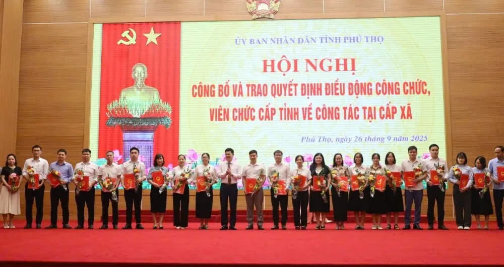 Phú Thọ: Điều động công chức tỉnh về làm việc ở xã