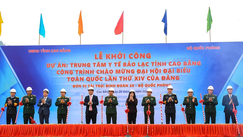 Bộ Quốc phòng đầu tư xây dựng dự án Trung tâm Y tế Bảo Lạc