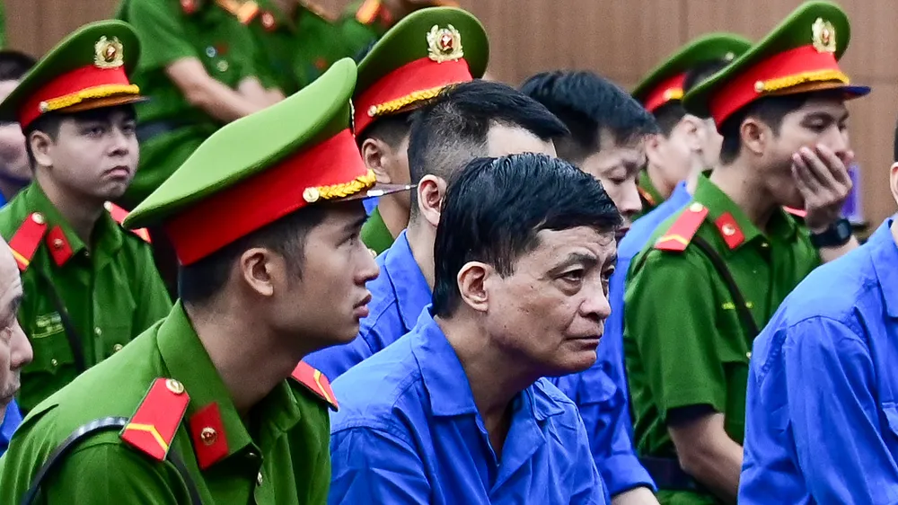 Bị cáo Ngô Văn Vinh, cựu Viện trưởng Viện Pháp y tâm thần Trung ương. Ảnh: GIA KHÁNH