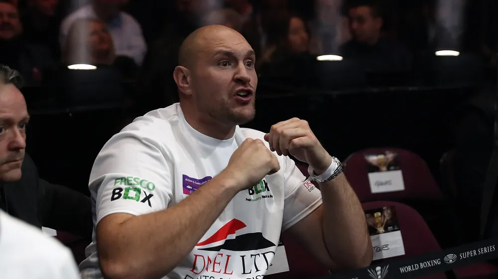 Tyson Fury hào hứng xem 1 trận quyền Anh gần đây trên đất Anh