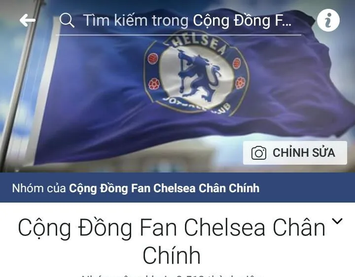 Group “Cộng Đồng Fan Chelsea chân chính” mừng sinh nhật 1 tuổi