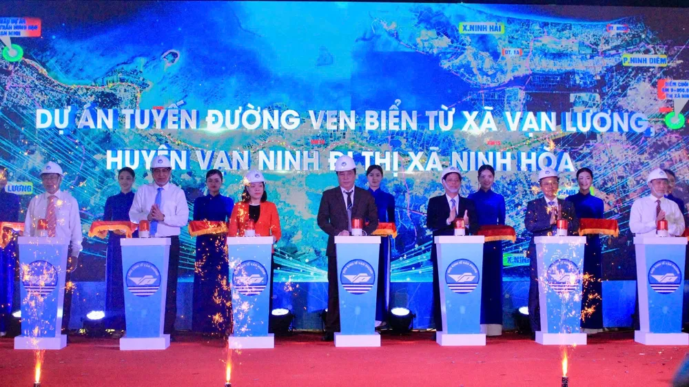 Khánh Hòa: Khởi công tuyến đường ven biển hơn 2.000 tỷ đồng