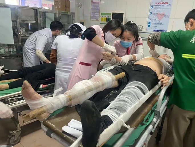 Tai nạn tại công trình xây dựng, hàng chục công nhân bị thương
