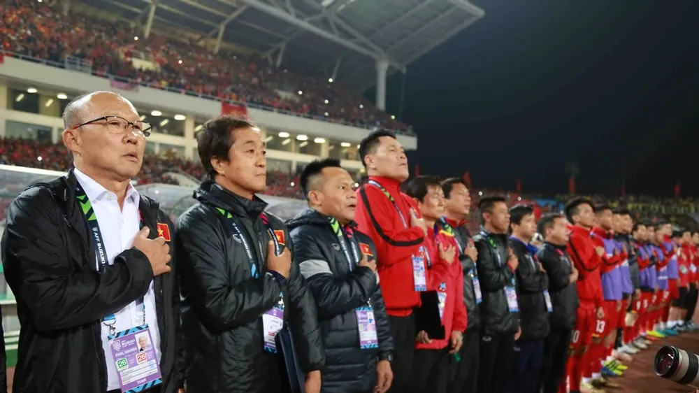 công Phượng tin HLV Park Hang Seo sẽ giúp tuyển Việt Nam lọt vào World Cup 2022 (Ảnh Dũng Phương)