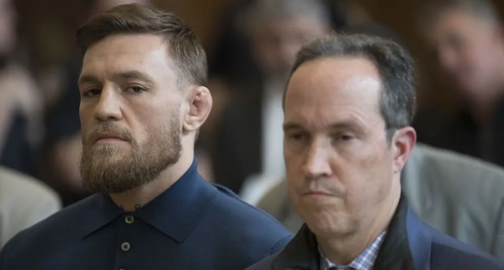 McGregor ở lần hầu tòa trước đây