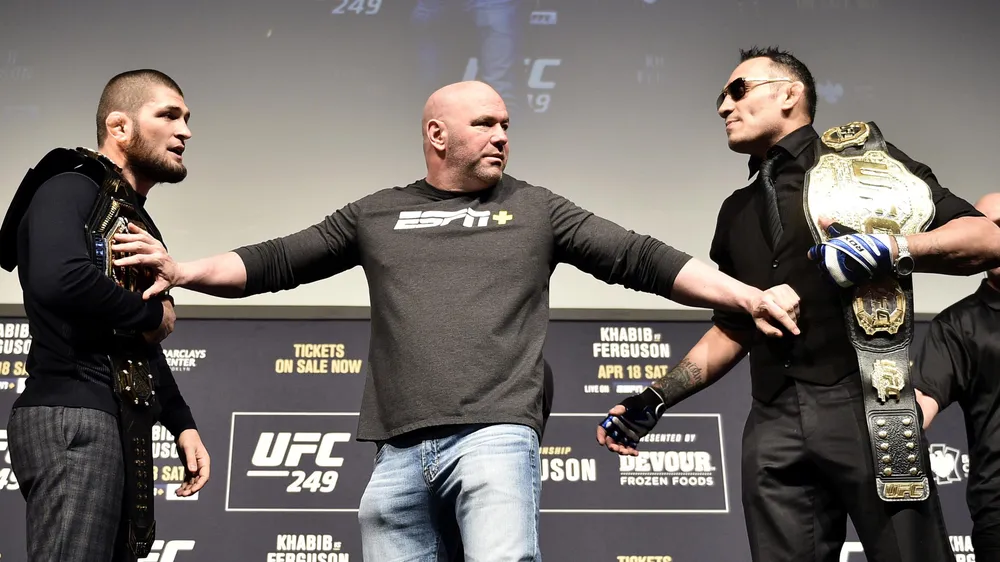 Dana White muốn trận Khabib - Ferguson vẫn diễn ra