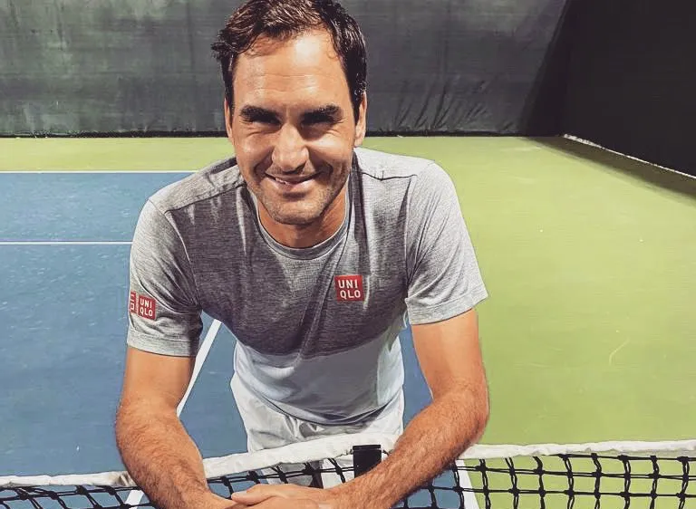 Hình ảnh Federer đếm ngược đến Qatar Open trên Twitter