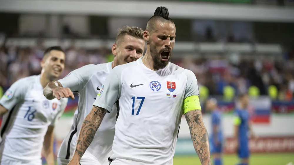 Marek Hamsik là trụ cột tinh thần của tuyển Slovakia