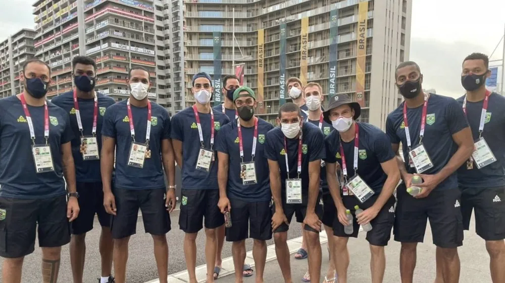 Đội tuyển bóng chuyền Brazil ở Làng VĐV