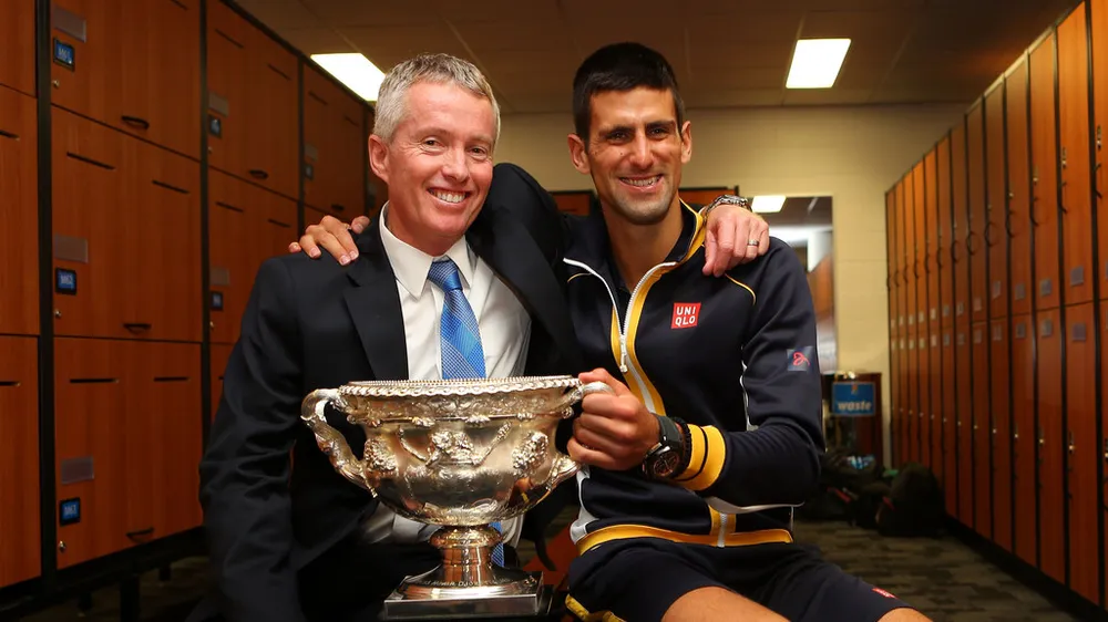 Djokovic rất thân thiết với GĐĐH Tiley