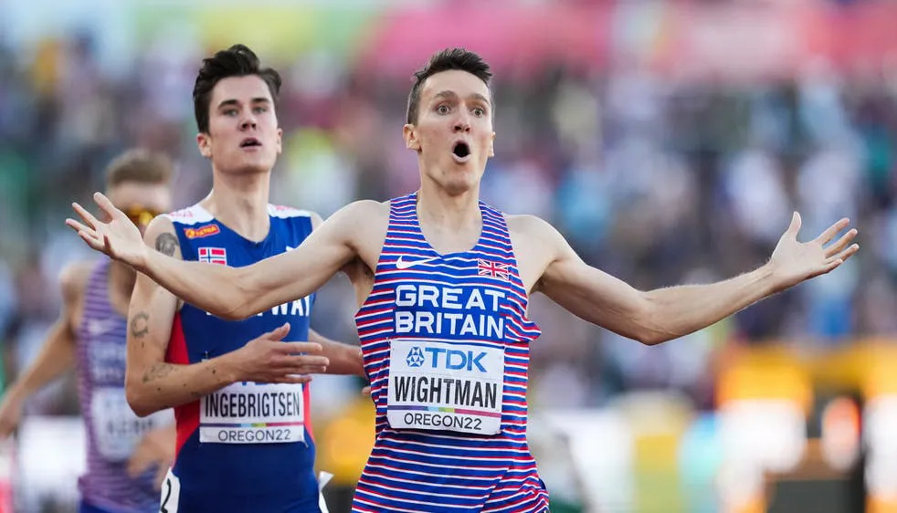 Jake Wightman cũng ngạc nhiên với chiến thắng của mình