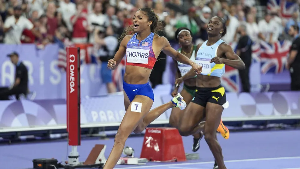 Thomas thắng ở cự ly chạy 200m