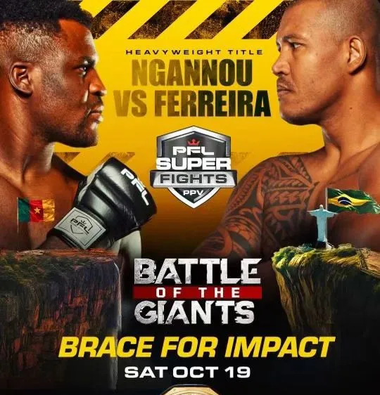 Hình ảnh quảng bá sự kiện Ngannou vs Ferreira