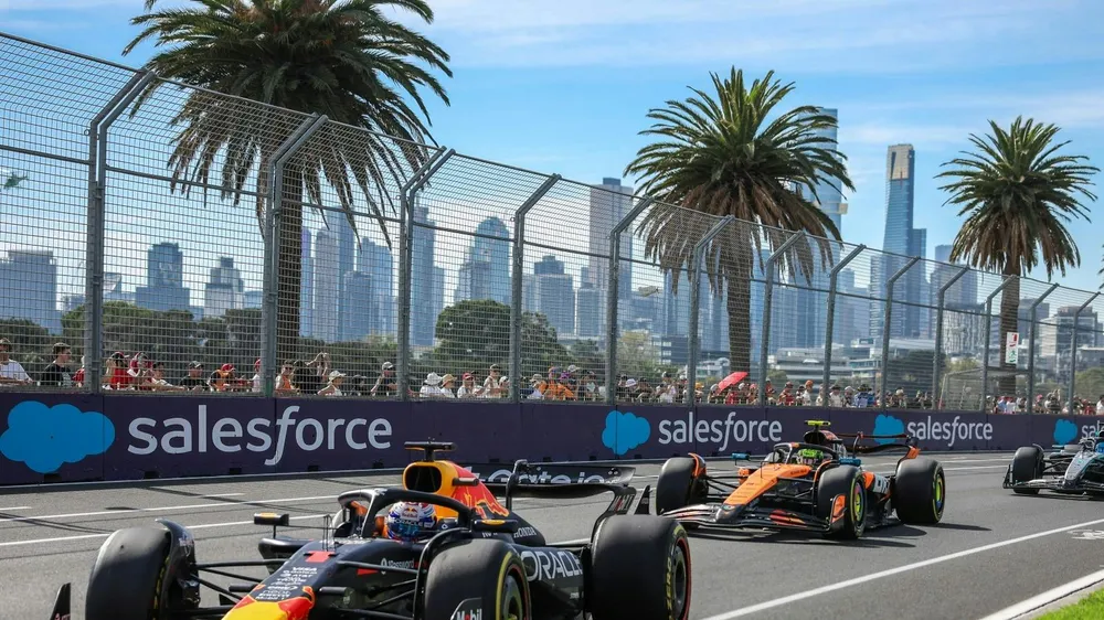 Một góc đường đua Australian Grand Prix