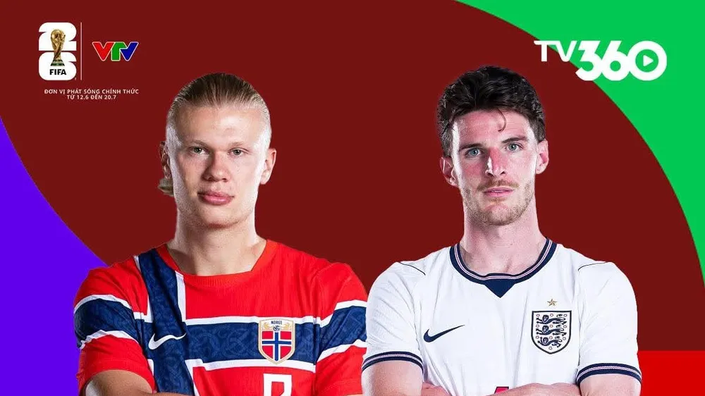 Lịch thi đấu Na Uy - Anh (tứ kết FIFA World Cup 2026)