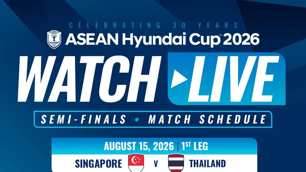 Lịch đấu bán kết ASEAN Cup (Ảnh: Asean United)