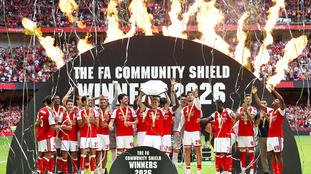 Arsenal khẳng định sức mạnh khi vừa vô địch Siêu Cúp nước Anh. (Ảnh: THX)