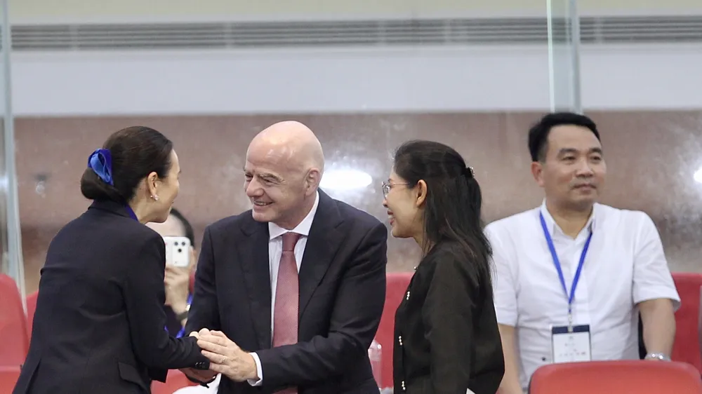 Chủ tịch FIFA trong lần đến Việt Nam dự khán trận chung kết ASEAN Cup 2026