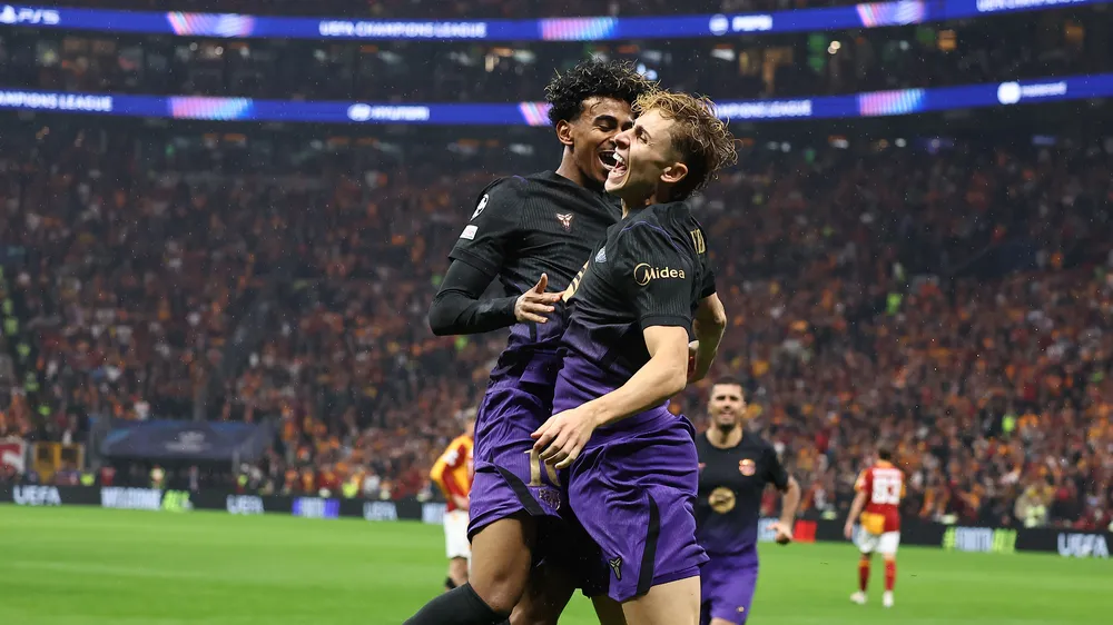 Barcelona trong trận thắng Galatasaray hồi tuần trước (Ảnh: THX)