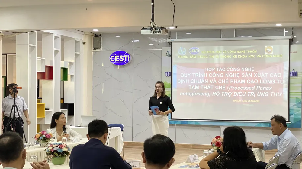 Công nghệ sản xuất cao tam thất hỗ trợ điều trị ung thư